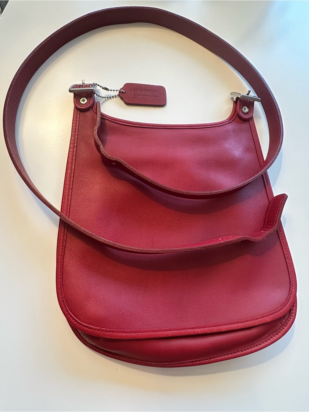 Vintage Coach Legacy Slim Hippie Flap - Picture 9 of 9